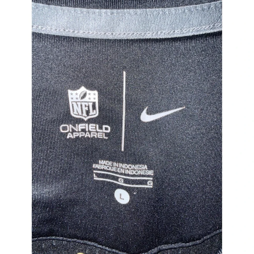 Men Nike Black New Orlean Saint 2023 Sideline Throwback Waffle Long Sleeve Top L